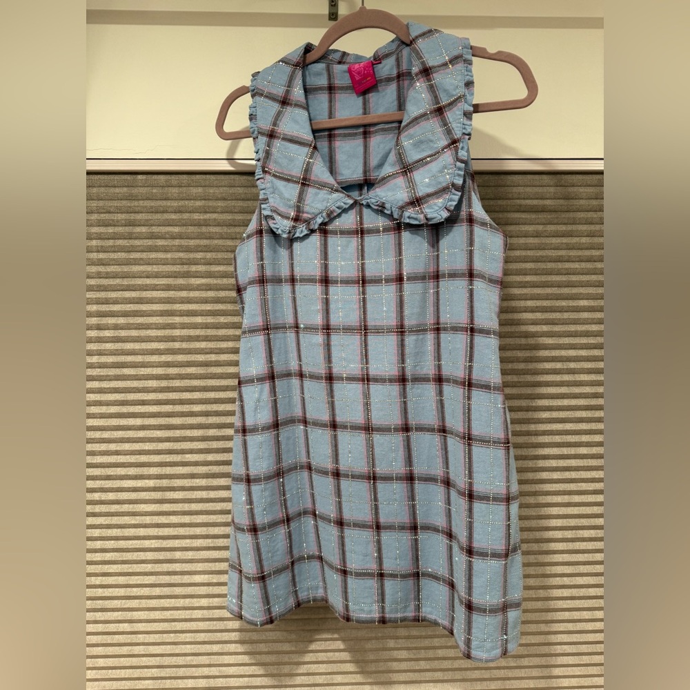 Queen of Sparkles Plaid Dress